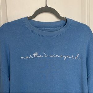 Martha's Vineyard Oversized Crewneck Sweatshirt - Soft - Size L